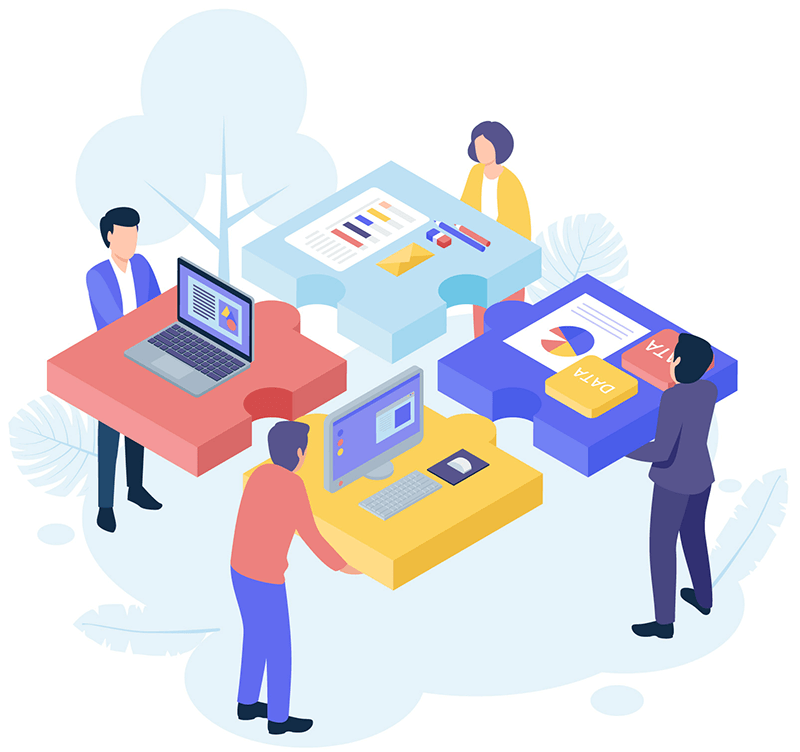 RouteWise Campus Navigation Illustration